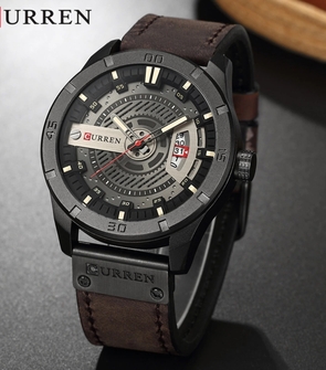 CURREN 8301 Coffee Black