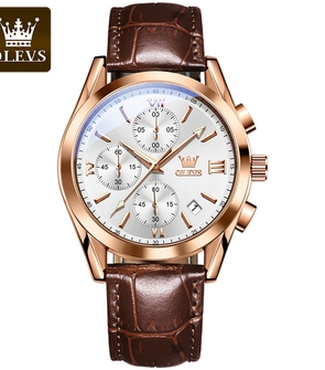 OLEVS 5610 Coffee Rose White