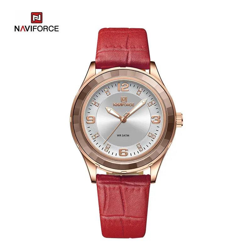 NAVIFORCE NF5040 Red Rose Gold White