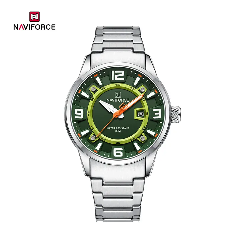 NAVIFORCE NF8044 silver green