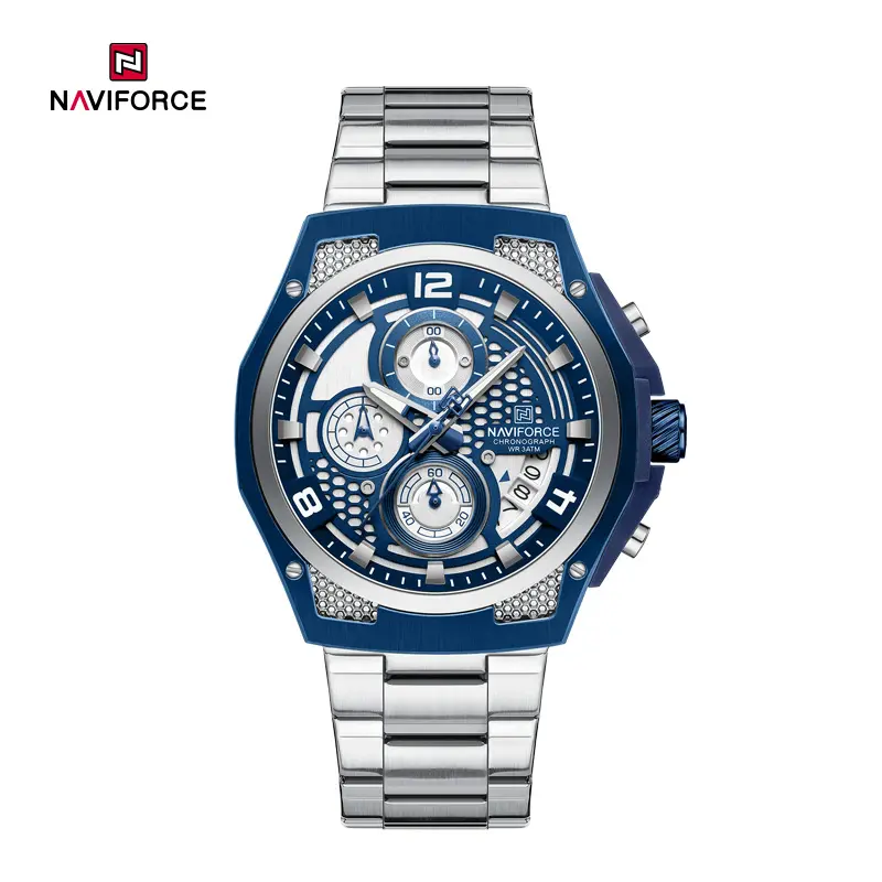NAVIFORCE NF8051s silver blue