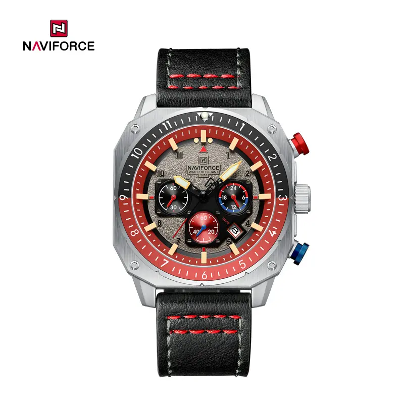 NAVIFORCE NF8057 black silver red