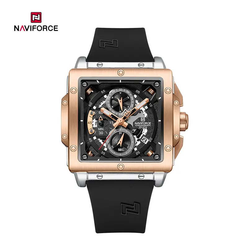 NAVIFORCE NF8064 black silver rosegold