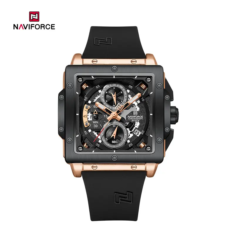 NAVIFORCE NF8064 black white