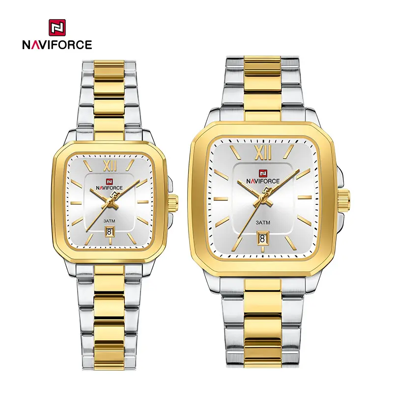NAVIFORCE NF9239 Silver gold white